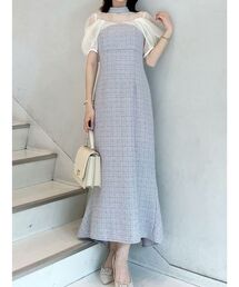 MERCURYDUO | ツイードマーメイドワンピース(ワンピース)