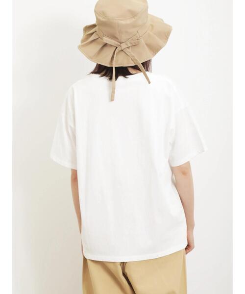 Samansa Mos2（サマンサ モスモス）の「【マルチファンクション】バックリボンプリーツハット（ハット・レディース・ベージュ/オフホワイト・F）」の5枚目の写真