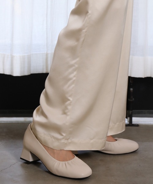 セール】【DECADE CLASSIC】ギャザー パンプス（パンプス）｜DECADE