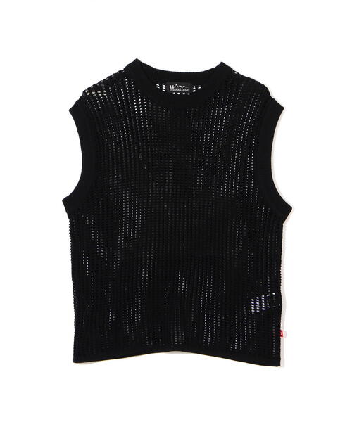 MANASTASH（マナスタッシュ）の「MANASTASH/マナスタッシュ/MS MESH VEST/メッシュベスト（ベスト・メンズ・ブラック/レッド・L/S）」の6枚目の写真