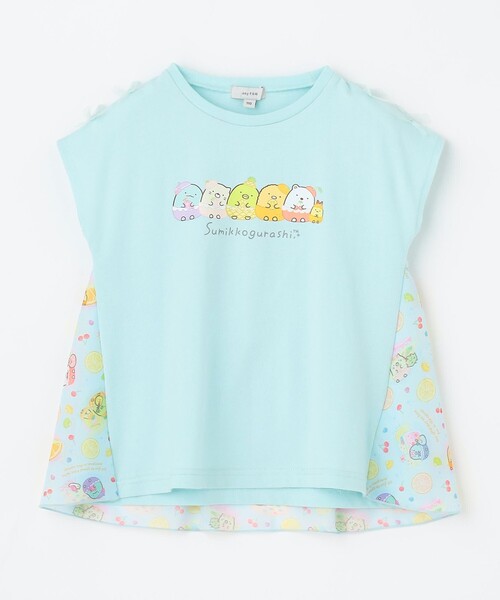 ANY(エニィ)の「【すみっコぐらし】バックシャンTシャツ(Tシャツ/カットソー・キッズ・ライラック系/スモーキーグリーン系・140)」の10枚目の写真