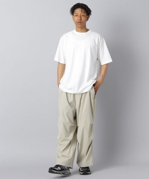 NUMERALS(ヌメラルズ)の「【NUMERALS】コンフォートロゴTシャツ(Tシャツ/カットソー・メンズ・ホワイト/グレー/ブラック・MEDIUM/LARGE)」の5枚目の写真