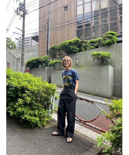 BLACK BY MOUSSY(ブラックバイマウジー)の「undulation buckle belt(アンジュレーションバックルベルト)(ベルト・レディース・ブラック/ブラウン・FREE)」の17枚目の写真
