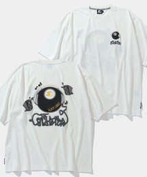 【STARTER /スターター】TC天竺ヘッドフォンプリント半袖Tシャツ