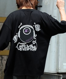 【STARTER /スターター】TC天竺ヘッドフォンプリント半袖Tシャツ