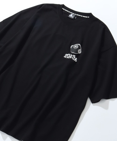 STARTER BLACK LABEL(スターターブラックレーベル)の「【STARTER /スターター】TC天竺ヘッドフォンプリント半袖Tシャツ(Tシャツ/カットソー・メンズ・グリーン/ブラック/ライトグレー/ホワイト・M/L/XL)」の9枚目の写真