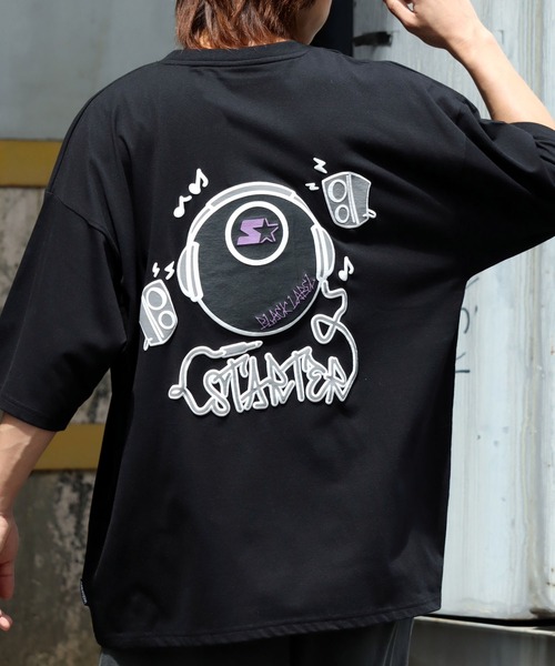 STARTER BLACK LABEL(スターターブラックレーベル)の「【STARTER /スターター】TC天竺ヘッドフォンプリント半袖Tシャツ(Tシャツ/カットソー・メンズ・グリーン/ブラック/ライトグレー/ホワイト・M/L/XL)」の18枚目の写真