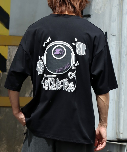 STARTER BLACK LABEL(スターターブラックレーベル)の「【STARTER /スターター】TC天竺ヘッドフォンプリント半袖Tシャツ(Tシャツ/カットソー・メンズ・グリーン/ブラック/ライトグレー/ホワイト・M/L/XL)」の19枚目の写真