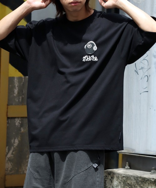 STARTER BLACK LABEL(スターターブラックレーベル)の「【STARTER /スターター】TC天竺ヘッドフォンプリント半袖Tシャツ(Tシャツ/カットソー・メンズ・グリーン/ブラック/ライトグレー/ホワイト・M/L/XL)」の17枚目の写真