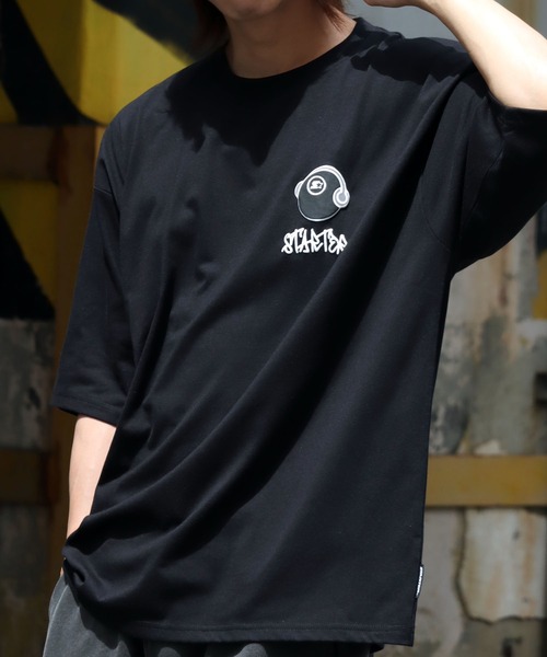 STARTER BLACK LABEL(スターターブラックレーベル)の「【STARTER /スターター】TC天竺ヘッドフォンプリント半袖Tシャツ(Tシャツ/カットソー・メンズ・グリーン/ブラック/ライトグレー/ホワイト・M/L/XL)」の16枚目の写真