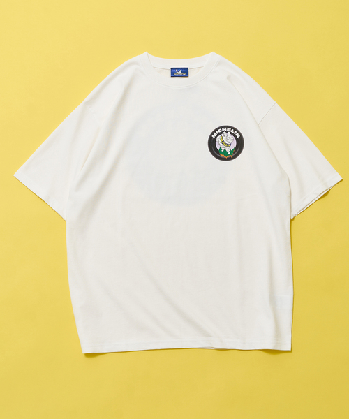 417 EDIFICE(フォーワンセブンエディフィス)の「MICHELIN Tシャツ3(Tシャツ/カットソー・メンズ・ホワイト・X-LARGE/MEDIUM/LARGE)」の1枚目の写真