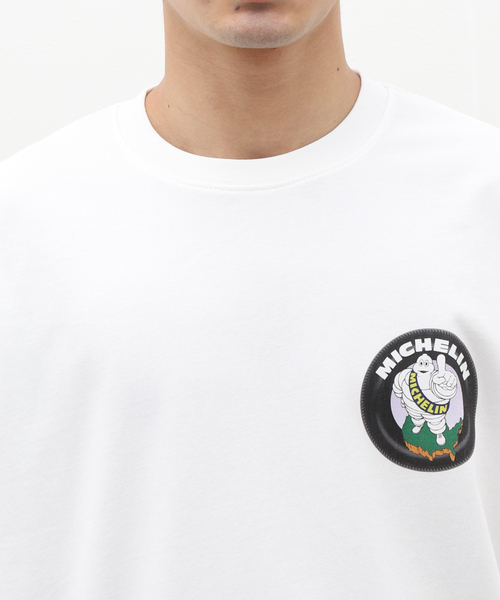 417 EDIFICE(フォーワンセブンエディフィス)の「MICHELIN Tシャツ3(Tシャツ/カットソー・メンズ・ホワイト・X-LARGE/MEDIUM/LARGE)」の6枚目の写真