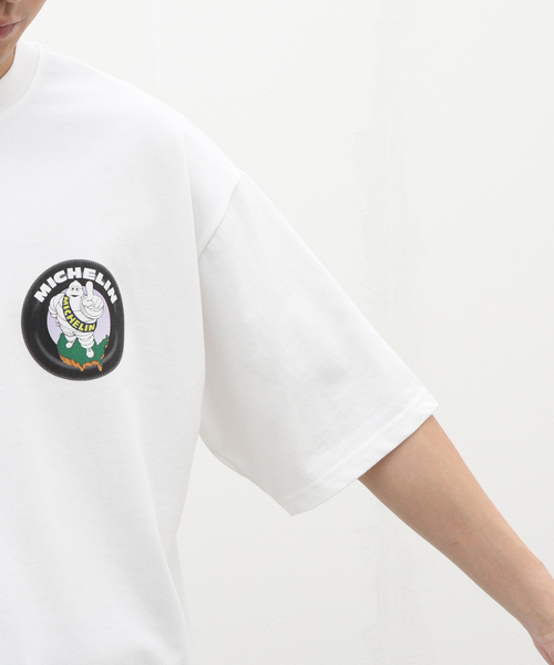 417 EDIFICE(フォーワンセブンエディフィス)の「MICHELIN Tシャツ3(Tシャツ/カットソー・メンズ・ホワイト・X-LARGE/MEDIUM/LARGE)」の8枚目の写真