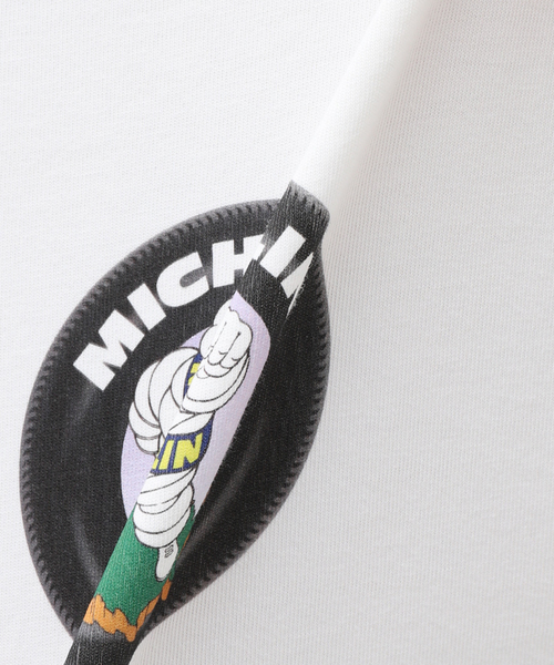 417 EDIFICE(フォーワンセブンエディフィス)の「MICHELIN Tシャツ3(Tシャツ/カットソー・メンズ・ホワイト・X-LARGE/MEDIUM/LARGE)」の5枚目の写真