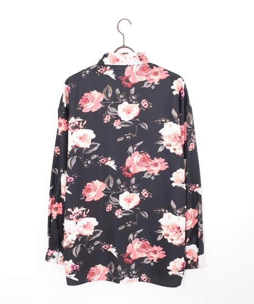 SILVER BULLET(シルバーバレット)の「『CavariA/キャバリア』花柄長袖シャツ(シャツ/ブラウス・メンズ・ブラック/ホワイト・L/M)」の16枚目の写真