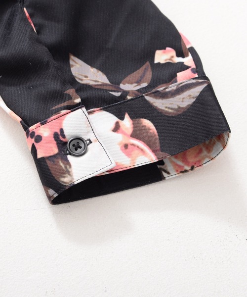 SILVER BULLET(シルバーバレット)の「『CavariA/キャバリア』花柄長袖シャツ(シャツ/ブラウス・メンズ・ブラック/ホワイト・L/M)」の20枚目の写真