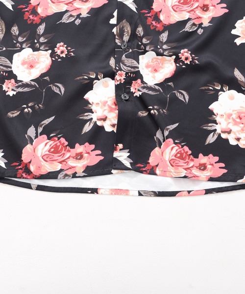 SILVER BULLET(シルバーバレット)の「『CavariA/キャバリア』花柄長袖シャツ(シャツ/ブラウス・メンズ・ブラック/ホワイト・L/M)」の19枚目の写真