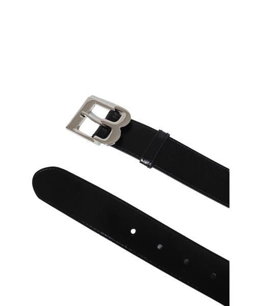 NUBIAN（ヌビアン）の「CHUNKY 'B' LOGO BELT（ベルト・レディース・ブラック/ブラウン・ONE SIZE）」の7枚目の写真