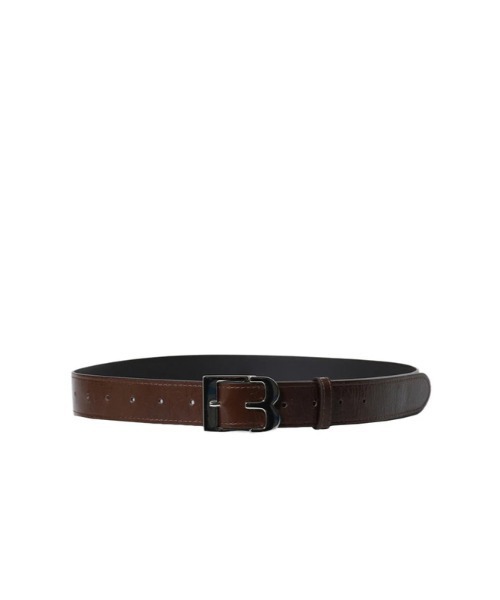 NUBIAN（ヌビアン）の「CHUNKY 'B' LOGO BELT（ベルト・レディース・ブラック/ブラウン・ONE SIZE）」の8枚目の写真