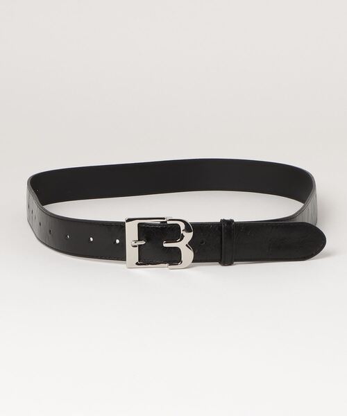 NUBIAN（ヌビアン）の「CHUNKY 'B' LOGO BELT（ベルト・レディース・ブラック/ブラウン・ONE SIZE）」の12枚目の写真