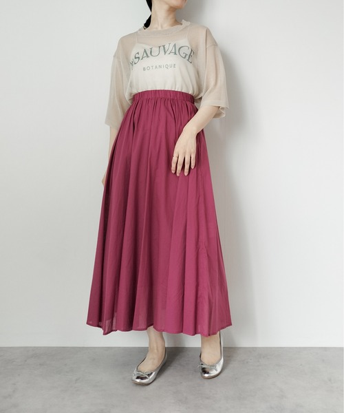 Virca（ヴィルカ）の「フレアスカート（スカート・レディース・ブラック/プラム・38）」の2枚目の写真