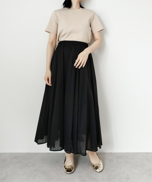 Virca（ヴィルカ）の「フレアスカート（スカート・レディース・ブラック/プラム・38）」の3枚目の写真