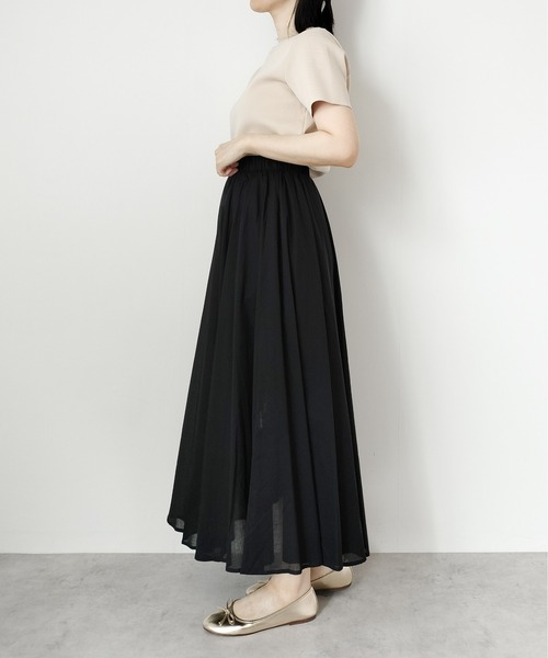 Virca（ヴィルカ）の「フレアスカート（スカート・レディース・ブラック/プラム・38）」の4枚目の写真