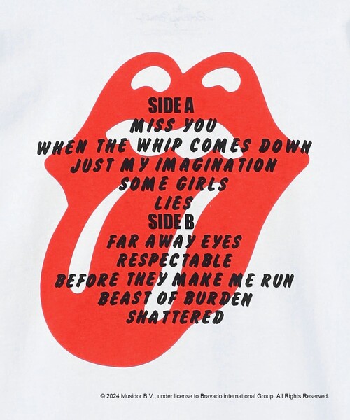 6(ロク)の「<6(ROKU)>ROLLING STONES SHORT SLEEVE Tシャツ(Tシャツ/カットソー・レディース・ホワイト・L/M)」の10枚目の写真