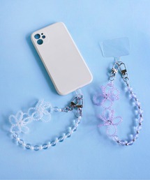 Casselini | Casselini(キャセリーニ)フラワービーズハンドストラップ(スマホグッズ)