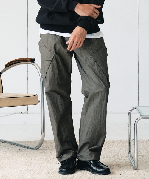 Bukta(バクタ)の「コットンナイロンイージーカーゴ(カーゴパンツ・メンズ・ベージュ/ネイビー/ブラック/カーキ・MEDIUM/LARGE/X-LARGE)」の4枚目の写真