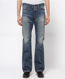 HYSTERIC GLAMOUR ストライプブーツカットデニム HYSTERIC GLAMOUR ヒステリックグラマー 2AP-478 KINKY スタッズ