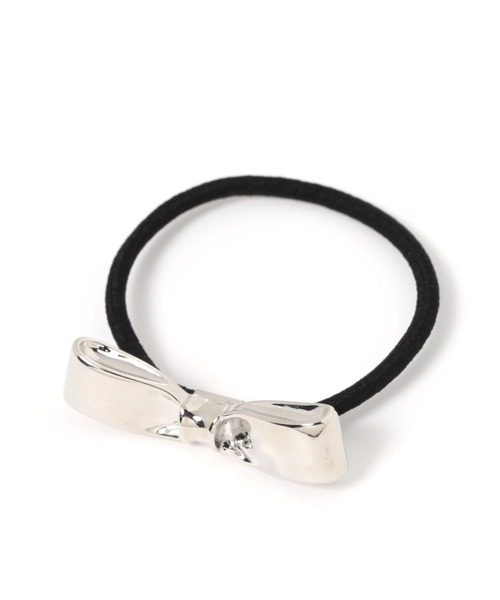 GLOBAL WORK（グローバルワーク）の「リボンMヘアゴム/125008（ヘアゴム・レディース・ゴールド/シルバー・ONE SIZE）」の2枚目の写真