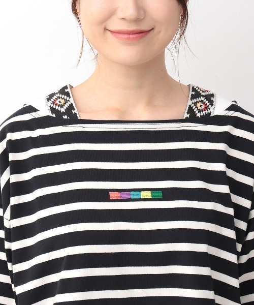 チチカカ(チチカカ)の「ボーダー刺繍&ナバホプルオーバー(Tシャツ/カットソー・レディース・その他1/その他2/その他3・FREE)」の16枚目の写真