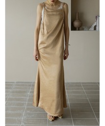 Katrin TOKYO（カトリーントーキョー）の「gather satin camisole onepiece（ワンピース）」