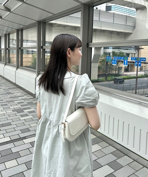 Cham.（チャム）の「ボリューム袖ワンピース（ワンピース・レディース・ピンク/ライトブルー/ベージュ/ライトグリーン・F）」の22枚目の写真