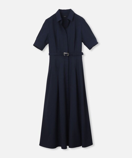 allureville（アルアバイル）の「◇サッカースキッパーシャツワンピース（シャツワンピース・レディース・ネイビー/ダークネイビー/カーキ・2）」の3枚目の写真