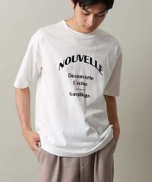 a.v.v | 【接触冷感】ロゴプリントセミワイドTシャツ(Tシャツ/カットソー)