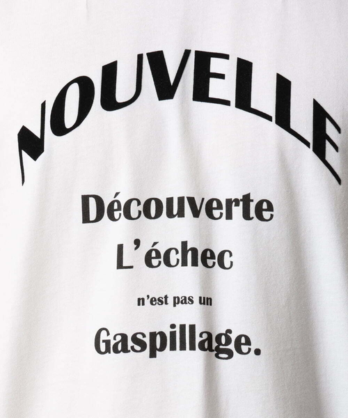 a.v.v（アーヴェヴェ）の「【接触冷感】ロゴプリントセミワイドTシャツ（Tシャツ/カットソー・メンズ・ホワイト/オレンジ・48/46/50）」の7枚目の写真