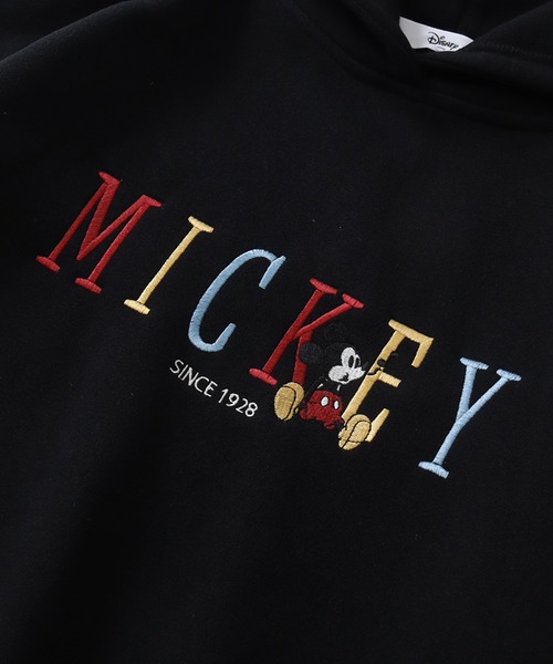 Disney（ディズニー）の「【Disney/ディズニー】ディズニーキャラクター アートワーク 裏起毛 オーバーサイズ プルオーバー スウェット パーカー（パーカー・レディース・ピンク/ブラック・M/L）」の7枚目の写真