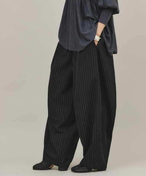 Curensology ツイルストライプドロストパンツ 【公式通販】