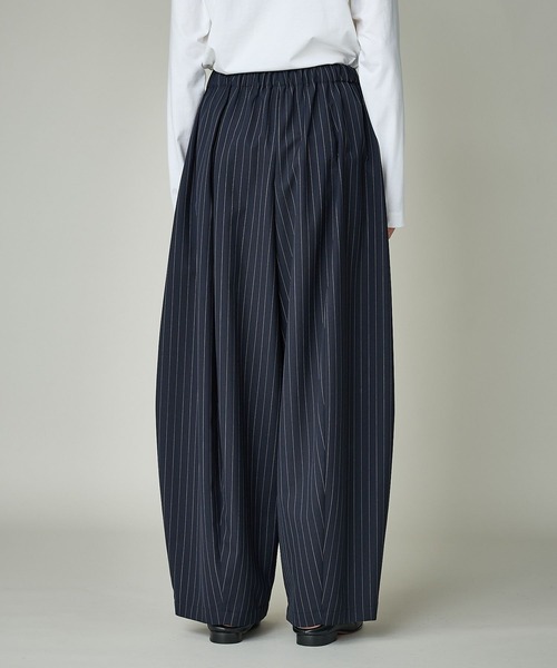 Curensology(カレンソロジー)の「Curensology(カレンソロジー)/ツイルストライプドロストパンツ(その他パンツ・レディース・ブラック/ネイビー・FREE)」の18枚目の写真