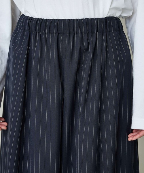 Curensology(カレンソロジー)の「Curensology(カレンソロジー)/ツイルストライプドロストパンツ(その他パンツ・レディース・ブラック/ネイビー・FREE)」の19枚目の写真