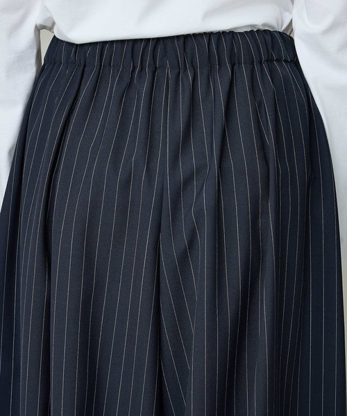 Curensology(カレンソロジー)の「Curensology(カレンソロジー)/ツイルストライプドロストパンツ(その他パンツ・レディース・ブラック/ネイビー・FREE)」の20枚目の写真