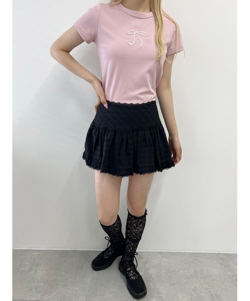 セール】レースパイピングミニスカパン（スカート）｜PHILLY（フィリー