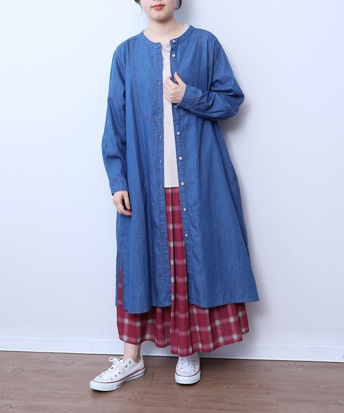 未使用ナチュラルビューティーPurposeチェック柄ツィード