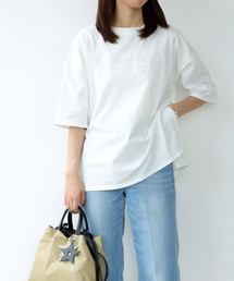 エンボスロゴ バックテープ Tシャツ