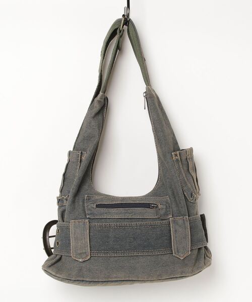 FREE STYLISTS（フリー スタイリスト）の「Y2K   ヴィンテージ トートバッグ デニムバッグ（ハンドバッグ・レディース・インディゴブルー・FREE）」の2枚目の写真