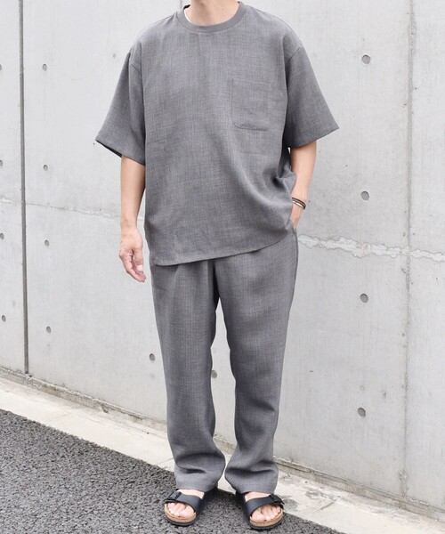 SHIPS any: 〈洗濯機可能〉メランジオックス ラウンド フェイクレイヤード Tシャツ (セットアップ対応)◇（Tシャツ/カットソー）｜SHIPS any（シップス エニィ）