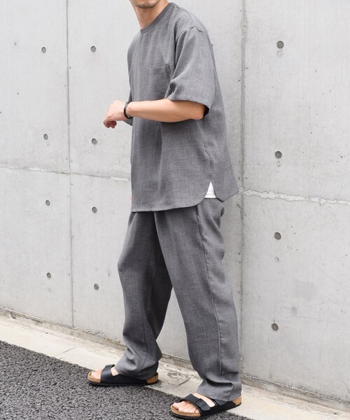 SHIPS any: 〈洗濯機可能〉メランジオックス ラウンド フェイクレイヤード Tシャツ (セットアップ対応)◇（Tシャツ/カットソー）｜SHIPS any（シップス エニィ）