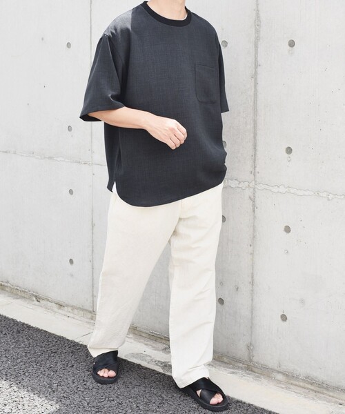 SHIPS any: 〈洗濯機可能〉メランジオックス ラウンド フェイクレイヤード Tシャツ (セットアップ対応)◇（Tシャツ/カットソー）｜SHIPS any（シップス エニィ）